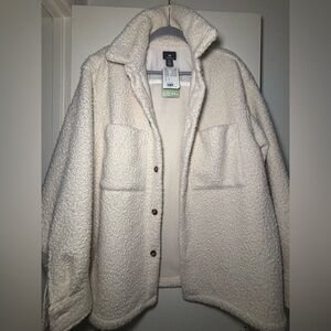 H&M Cream Teddy Jacket